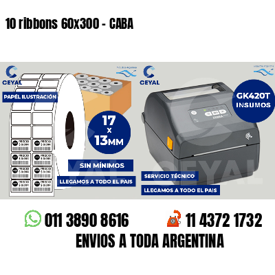 10 ribbons 60x300 - CABA