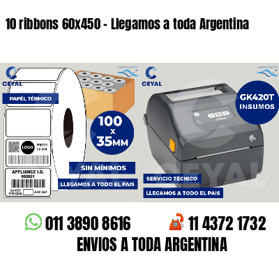 10 ribbons 60x450 - Llegamos a toda Argentina