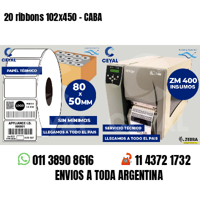 20 ribbons 102x450 - CABA