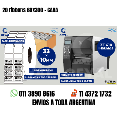 20 ribbons 60x300 - CABA