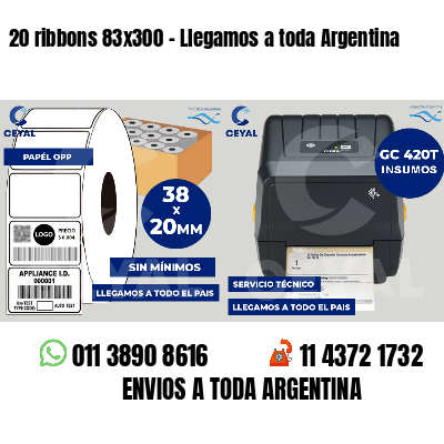 20 ribbons 83x300 - Llegamos a toda Argentina