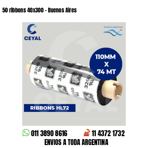 50 ribbons 40×300 – Buenos Aires