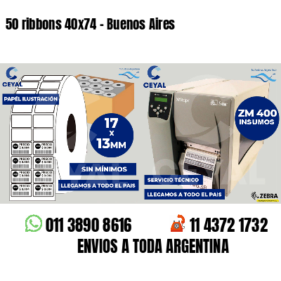 50 ribbons 40x74 - Buenos Aires