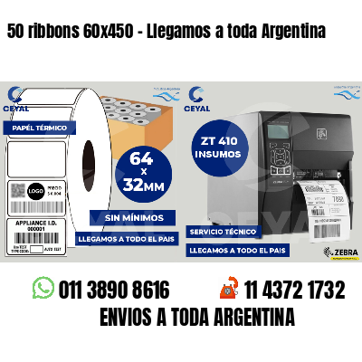 50 ribbons 60x450 - Llegamos a toda Argentina