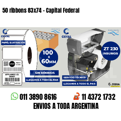 50 ribbons 83x74 - Capital Federal