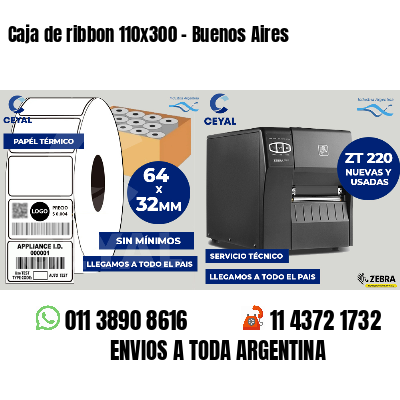 Caja de ribbon 110x300 - Buenos Aires