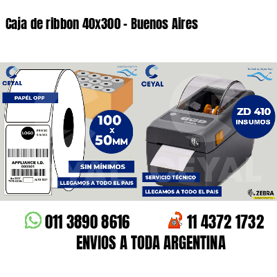 Caja de ribbon 40x300 - Buenos Aires