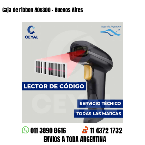 Caja de ribbon 40x300 - Buenos Aires