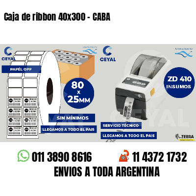 Caja de ribbon 40x300 - CABA