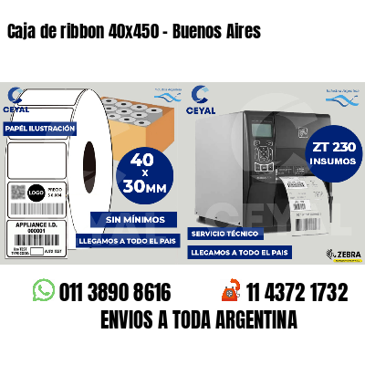 Caja de ribbon 40x450 - Buenos Aires