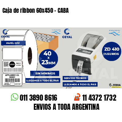 Caja de ribbon 60x450 - CABA