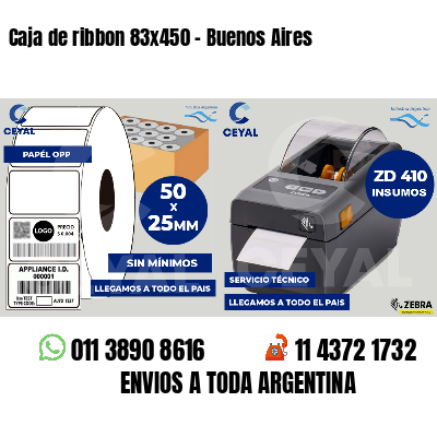 Caja de ribbon 83x450 - Buenos Aires