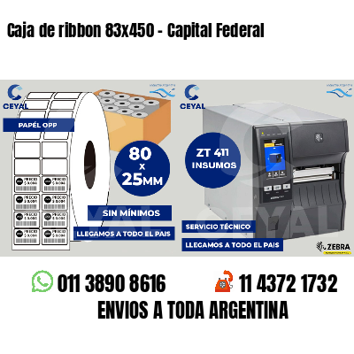 Caja de ribbon 83x450 - Capital Federal