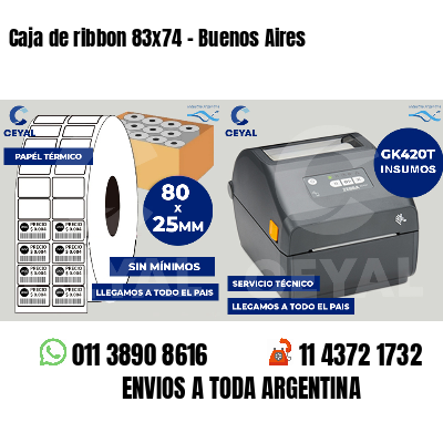 Caja de ribbon 83x74 - Buenos Aires