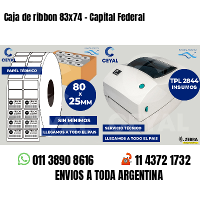 Caja de ribbon 83x74 - Capital Federal