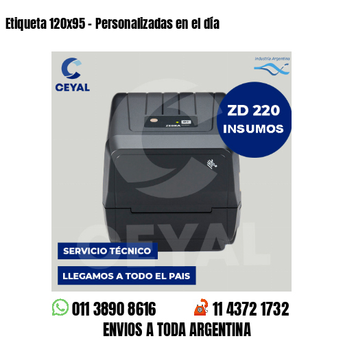 Etiqueta 120×95 – Personalizadas en el día