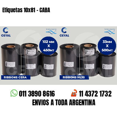 Etiquetas 10x81 - CABA