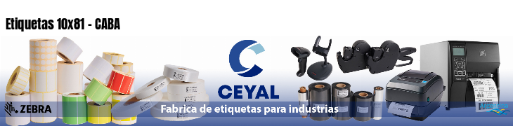 Etiquetas 10x81 - CABA