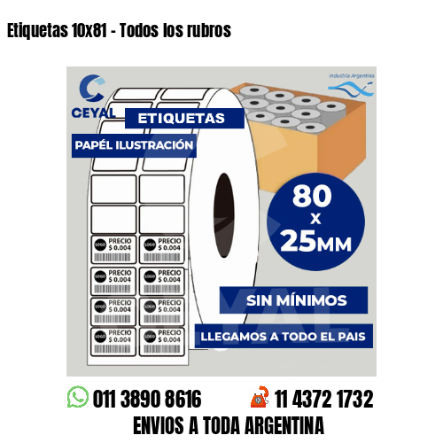 Etiquetas 10×81 – Todos los rubros