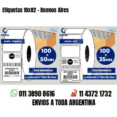 Etiquetas 10x82 - Buenos Aires