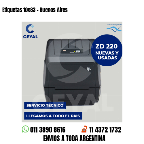 Etiquetas 10×83 – Buenos Aires