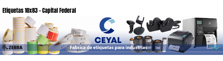 Etiquetas 10x83 - Capital Federal