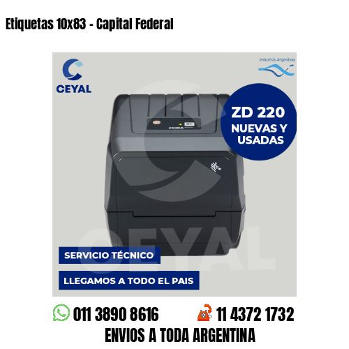 Etiquetas 10×83 – Capital Federal