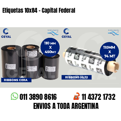 Etiquetas 10x84 - Capital Federal