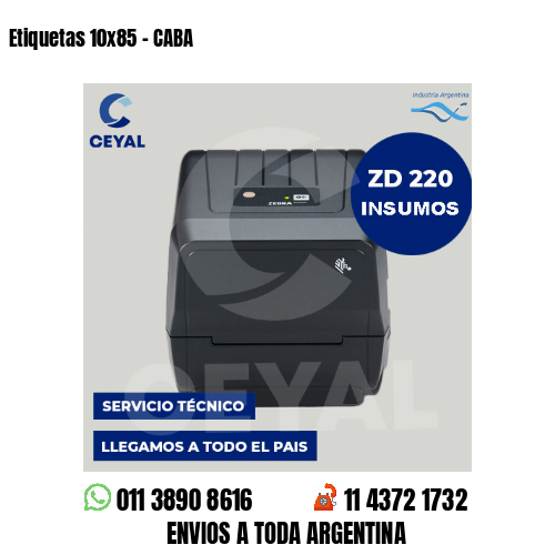 Etiquetas 10×85 – CABA