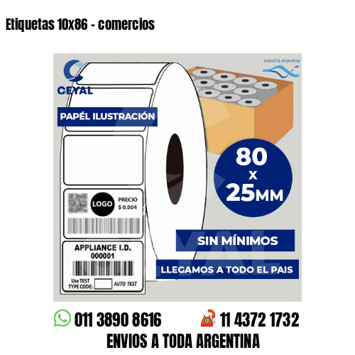 Etiquetas 10×86 – comercios