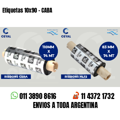 Etiquetas 10x90 - CABA