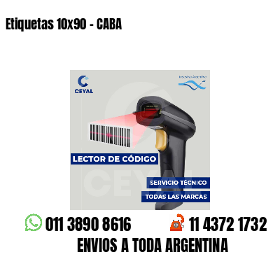 Etiquetas 10x90 - CABA