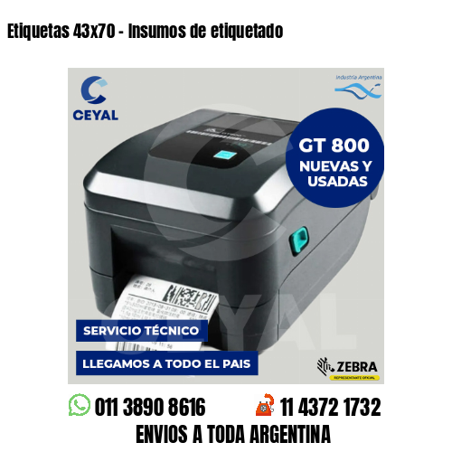 Etiquetas 43×70 – Insumos de etiquetado