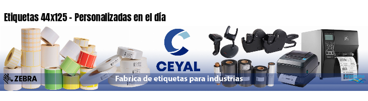 Etiquetas 44x125 - Personalizadas en el día