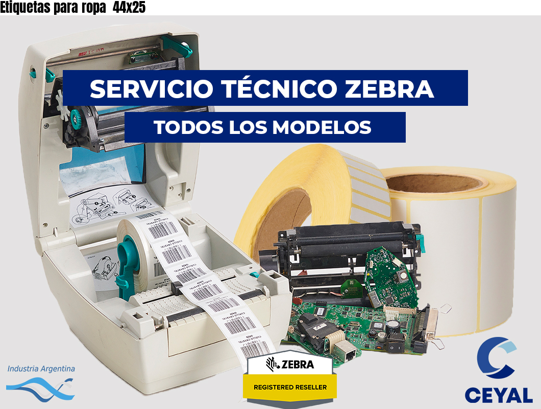 Etiquetas para ropa 44x25