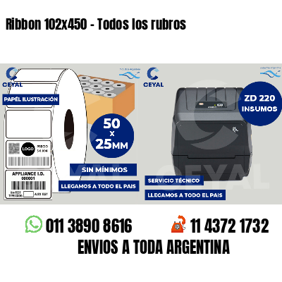 Ribbon 102x450 - Todos los rubros