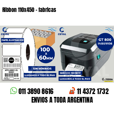 Ribbon 110x450 - fabricas