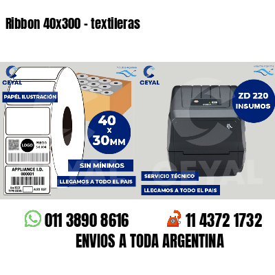 Ribbon 40x300 - textileras