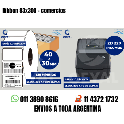 Ribbon 83x300 - comercios