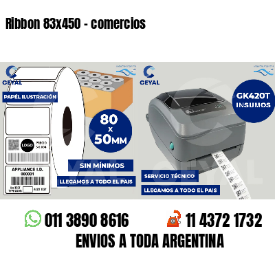 Ribbon 83x450 - comercios