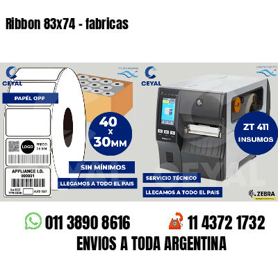 Ribbon 83x74 - fabricas
