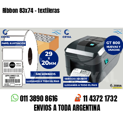Ribbon 83x74 - textileras