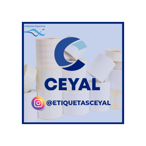 etiquetas adhesivas en blanco comercios