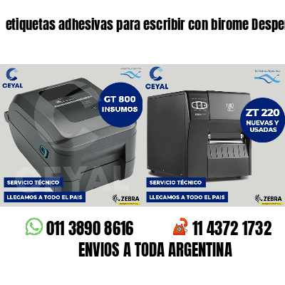 etiquetas adhesivas para escribir con birome Despensas