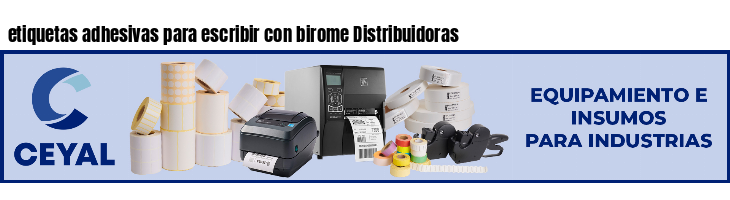 etiquetas adhesivas para escribir con birome Distribuidoras