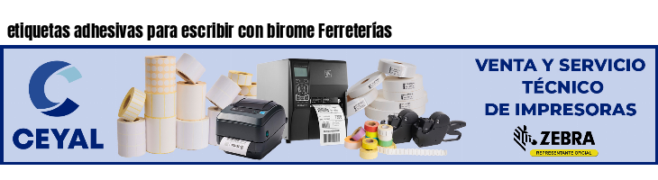 etiquetas adhesivas para escribir con birome Ferreterías