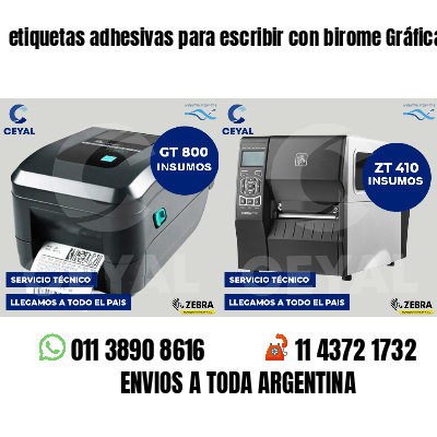etiquetas adhesivas para escribir con birome Gráficas