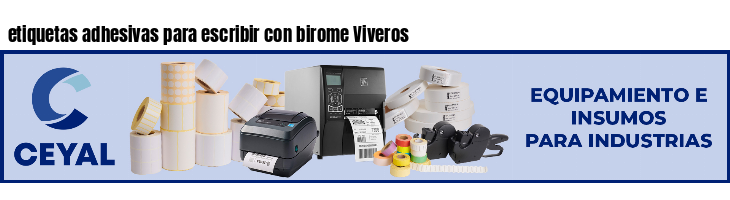 etiquetas adhesivas para escribir con birome Viveros