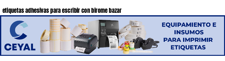 etiquetas adhesivas para escribir con birome bazar
