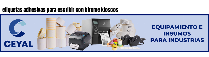etiquetas adhesivas para escribir con birome kioscos
